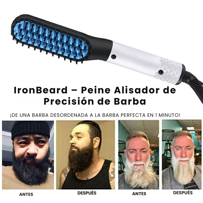 IronBeard – Peine Alisador de Barba y Cabello